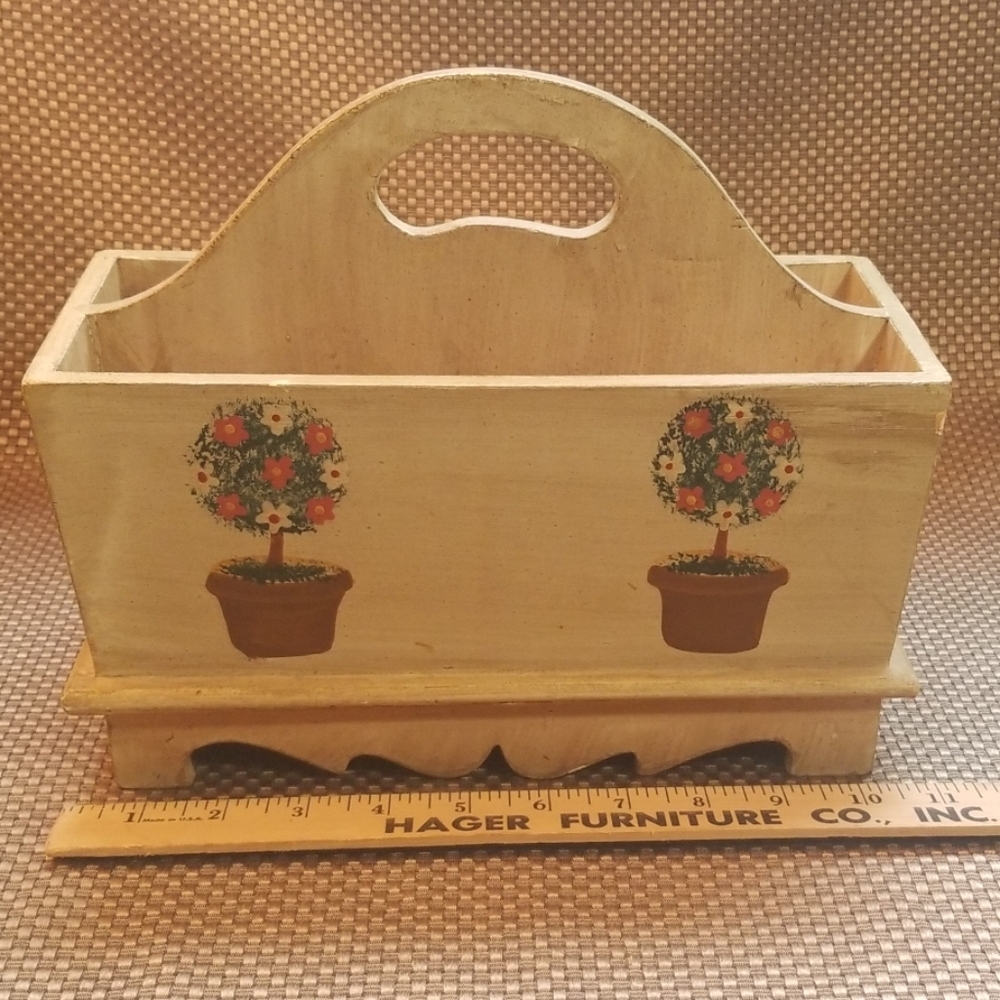 Vintage letter box hand painted Boho chic